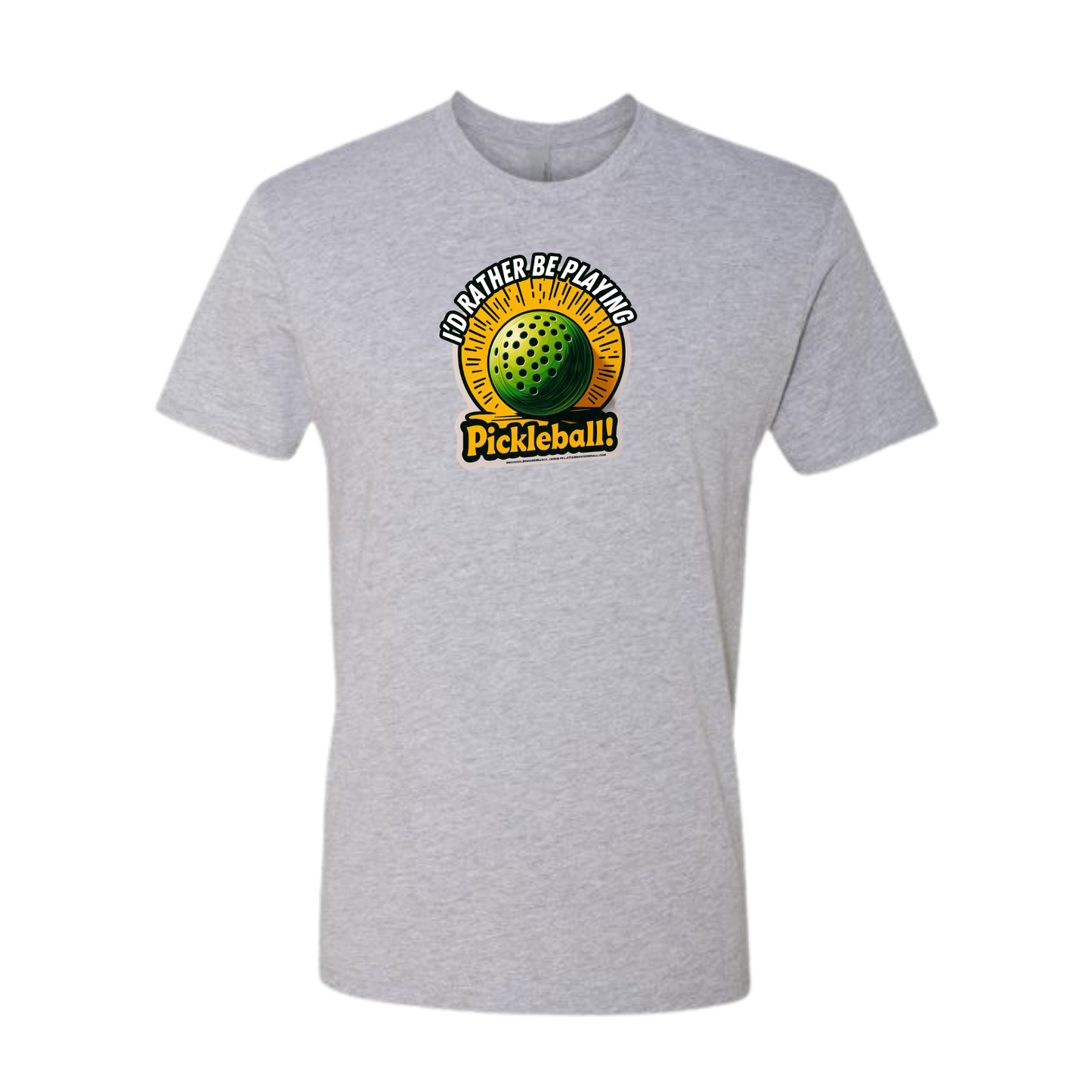 I'd rather be playing Pickleball, Short Sleeve T-Shirt