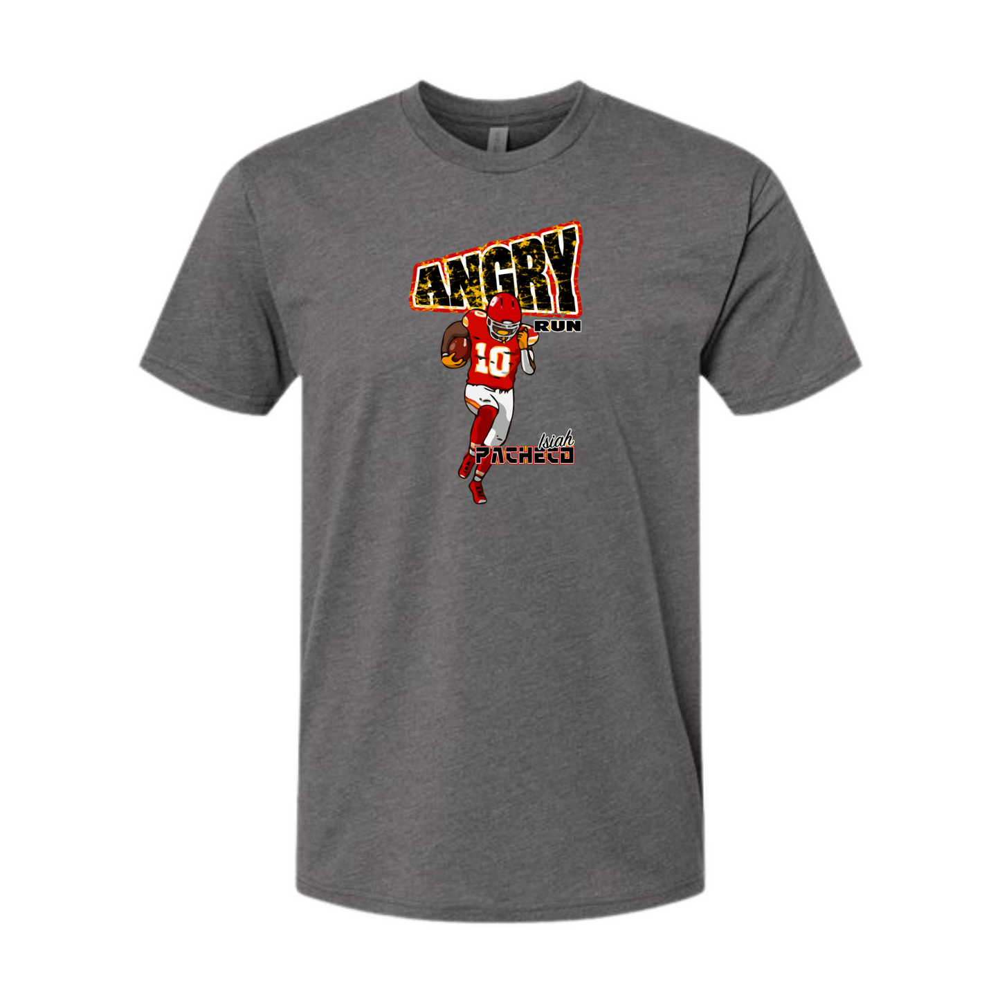 Isiah Pacheco Angry Run Short Sleeve t-shirt