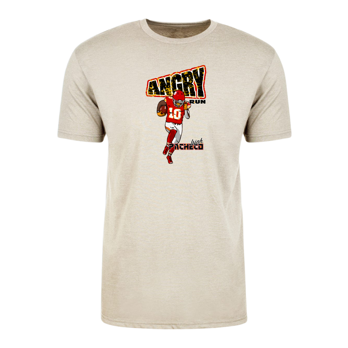 Isiah Pacheco Angry Run Short Sleeve t-shirt