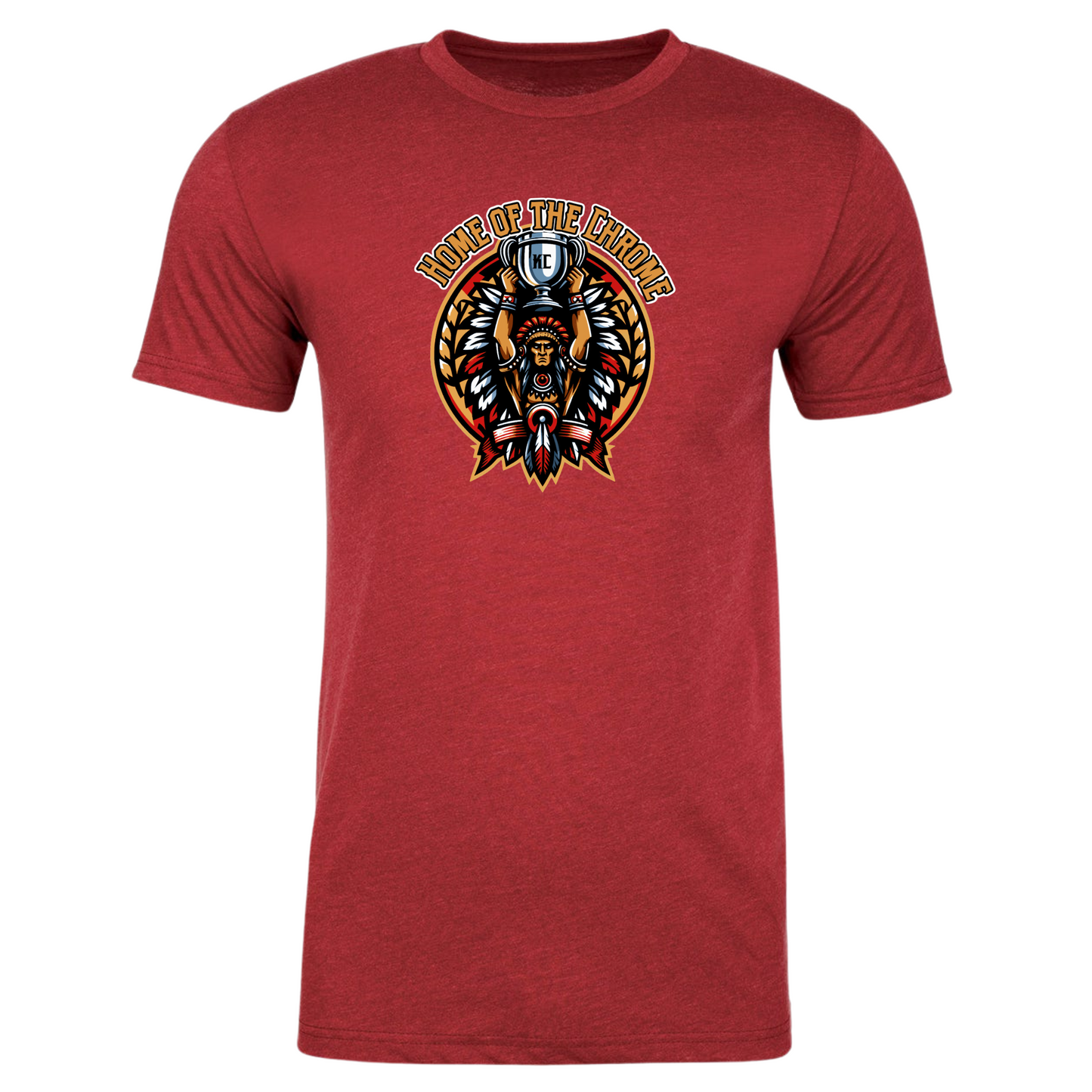 Home of the Chrome Chiefs Short Sleeve t-shirt