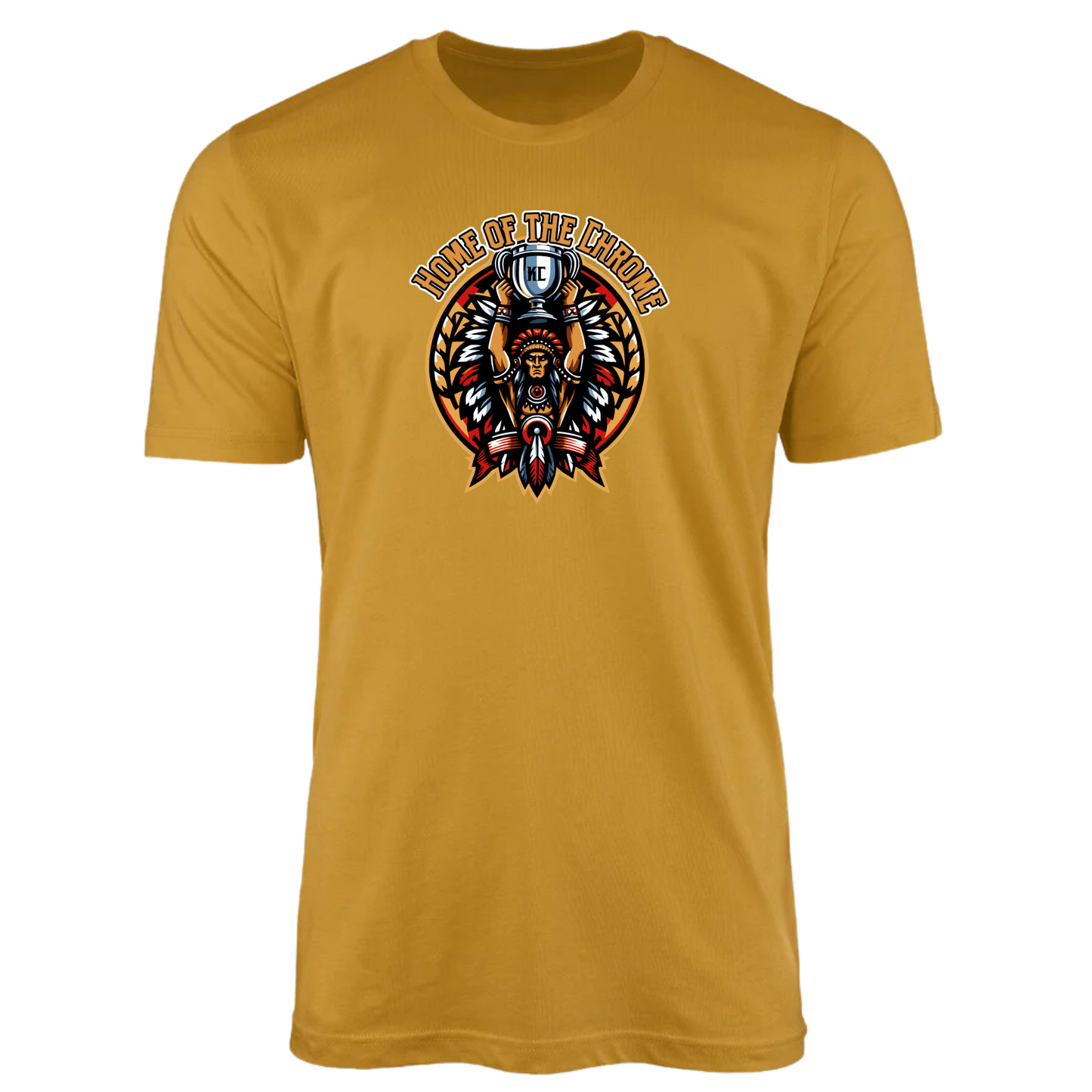 Home of the Chrome Chiefs Short Sleeve t-shirt