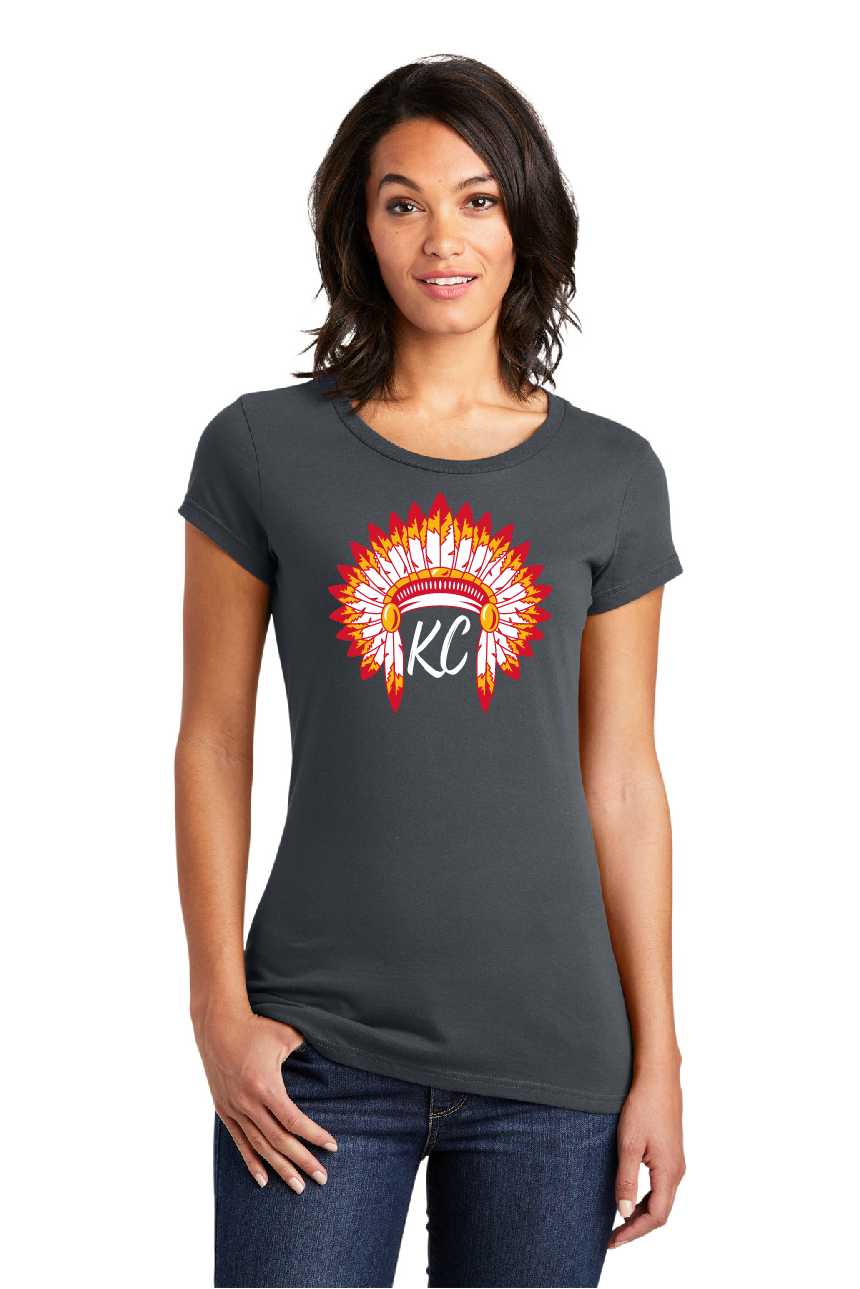 Kansas City Native American Headdress short sleeve t-shirt