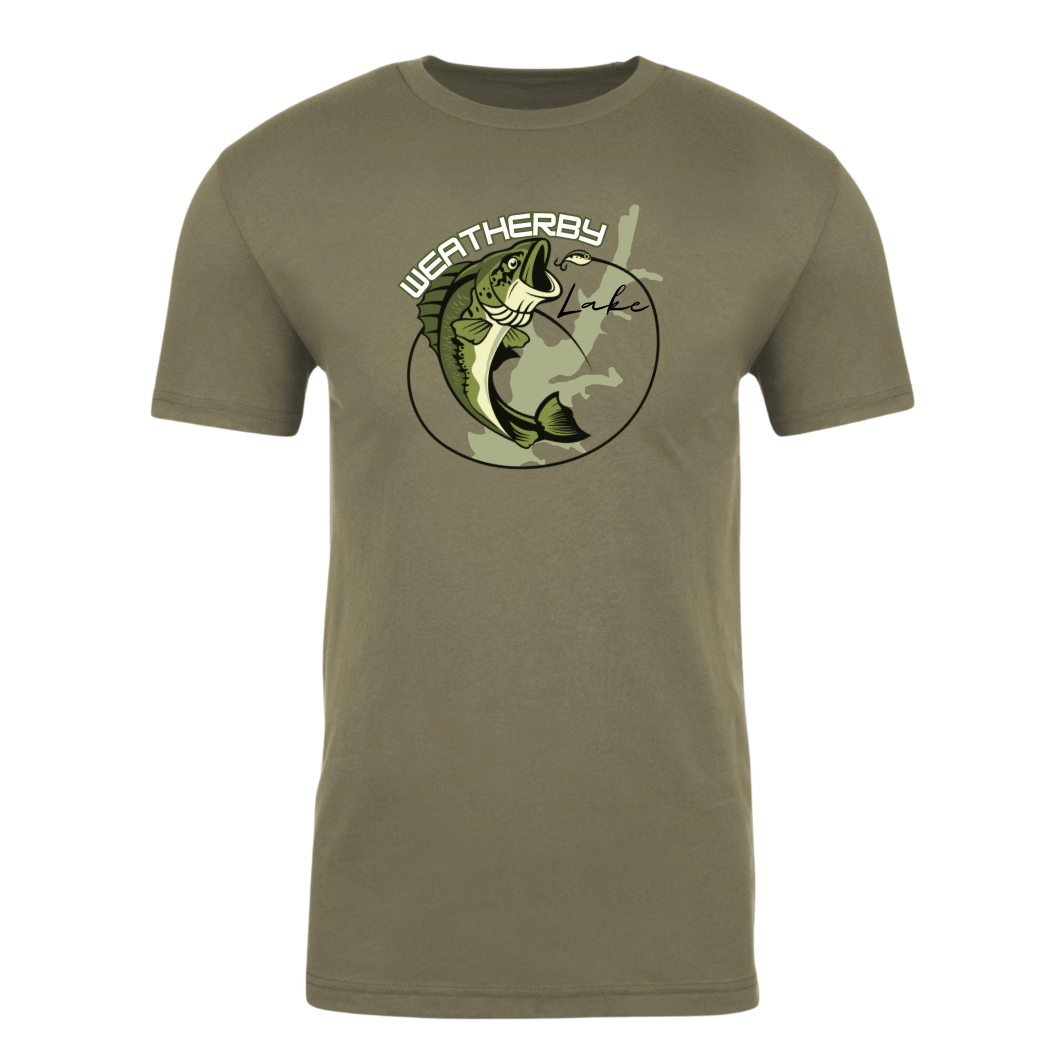 Weatherby Lake Bass fishing T-shirt