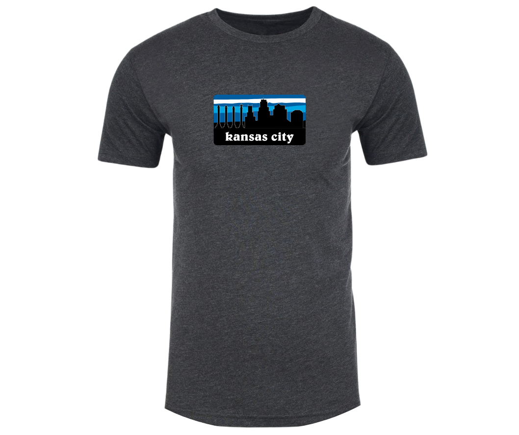 Kansas City Cityscape shirt, Blue & White