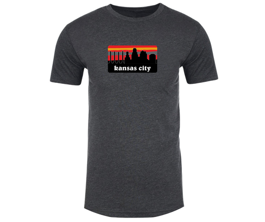 Kansas City Cityscape shirt, Red & Gold