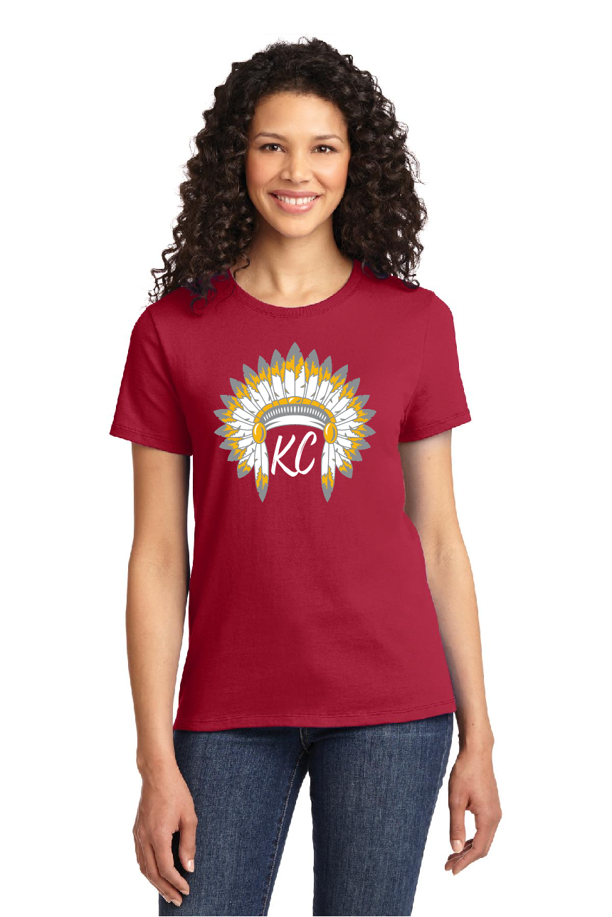 Kansas City Native American Headdress short sleeve t-shirt