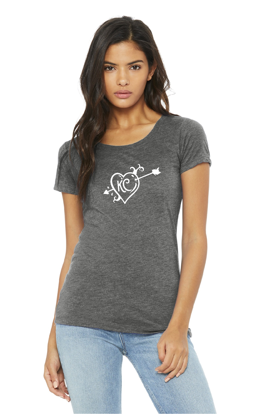 Kansas City Heart with Arrow short sleeve t-shirt