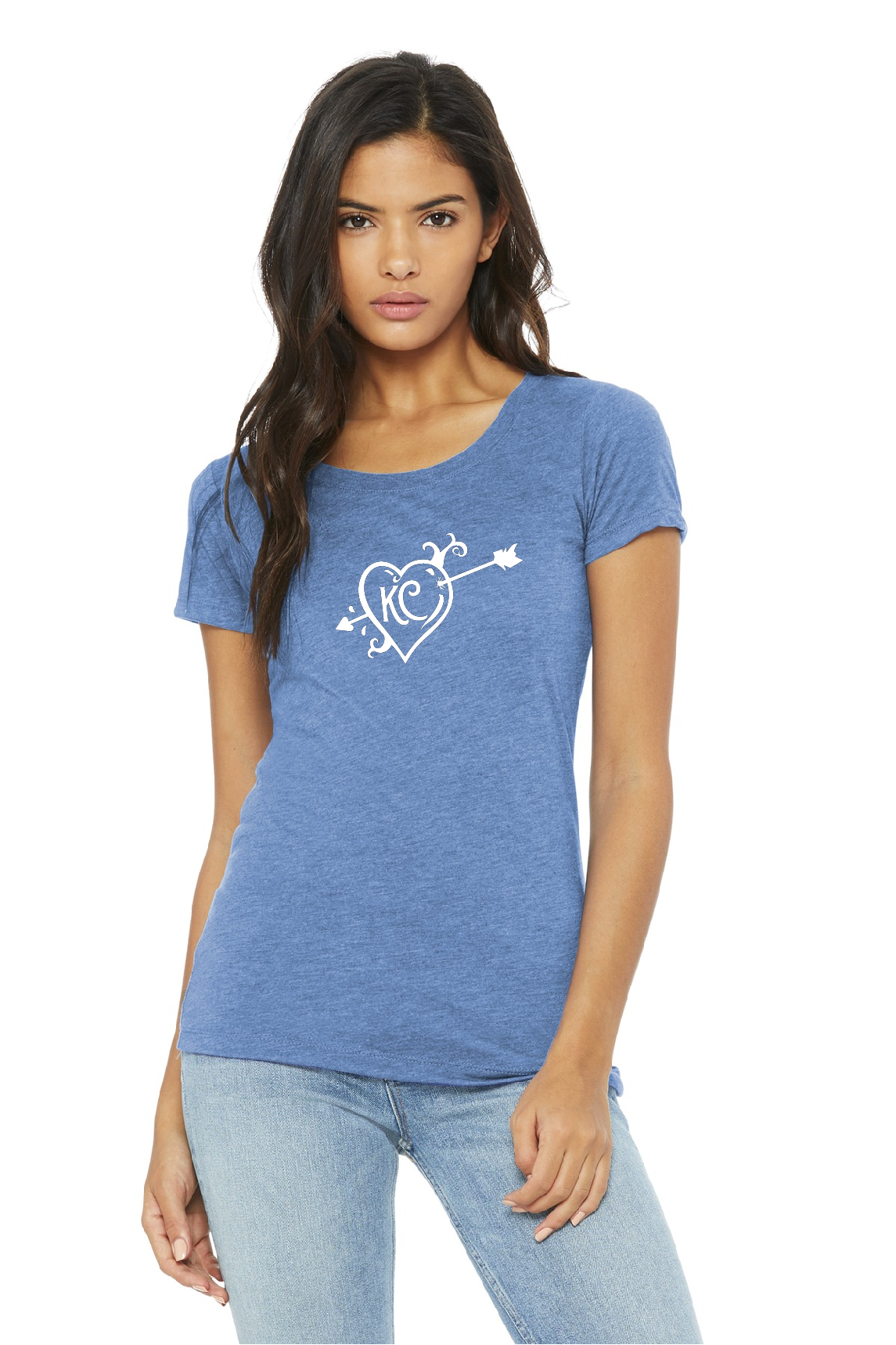 Kansas City Heart with Arrow short sleeve t-shirt