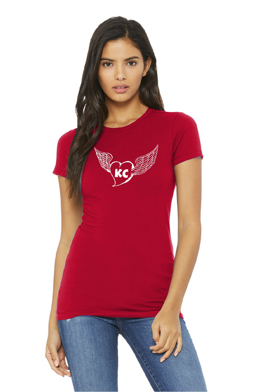 Kansas City Heart with Wings short sleeve t-shirt