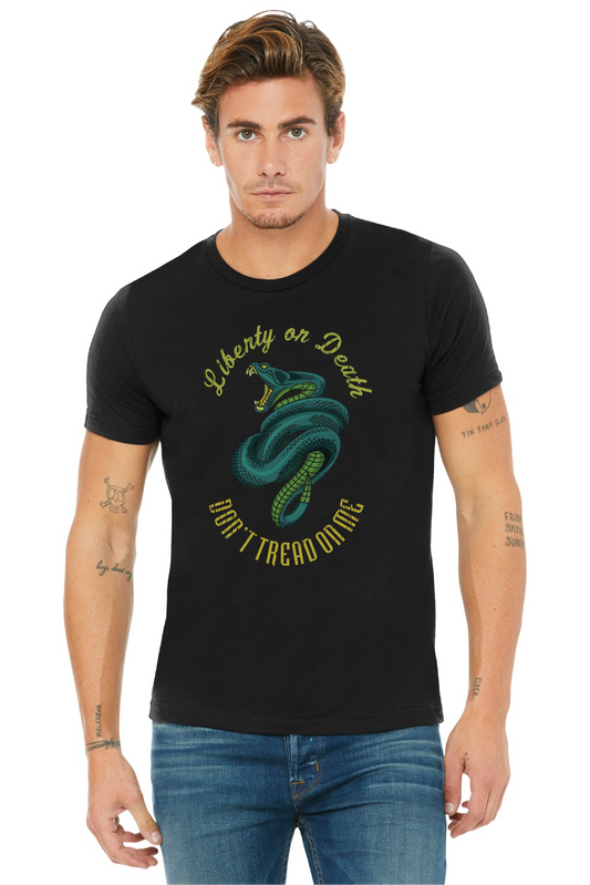 Liberty or Death Don't Tread on Me short sleeve t-shirt