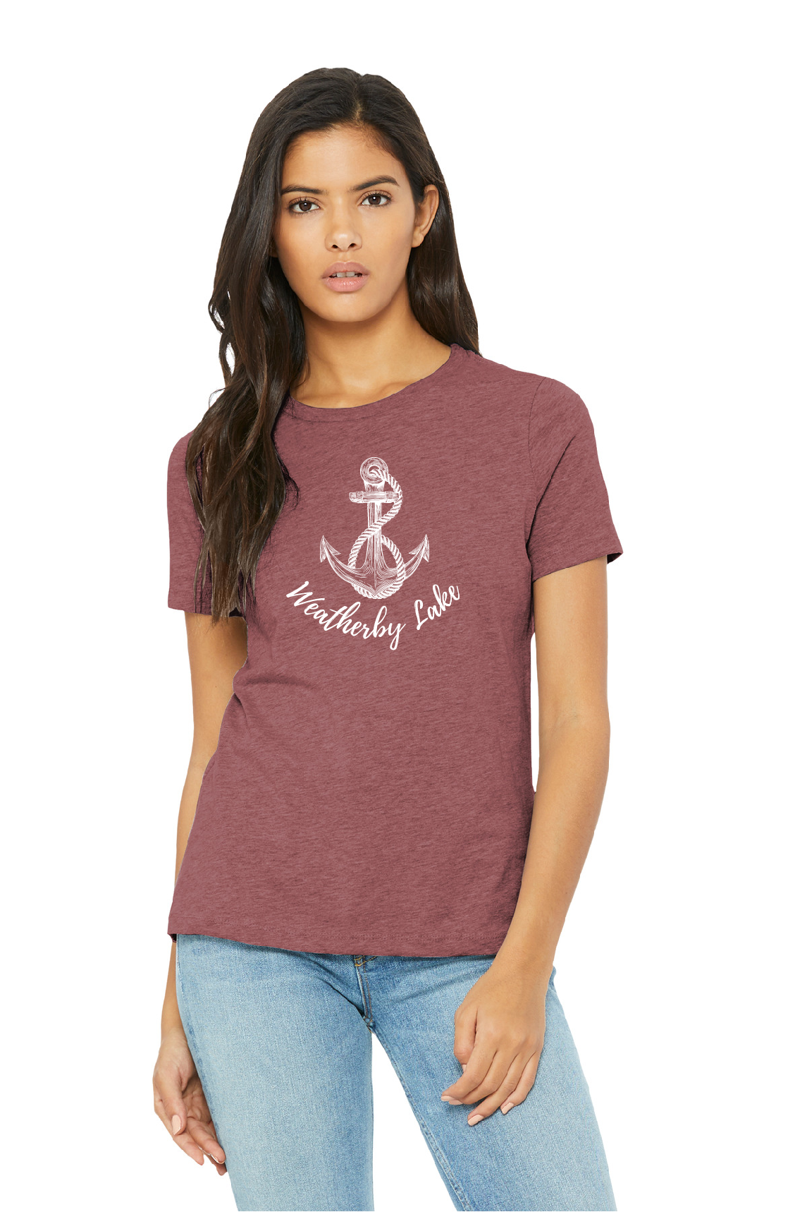 Weatherby Lake, Anchor, short sleeve t-shirt