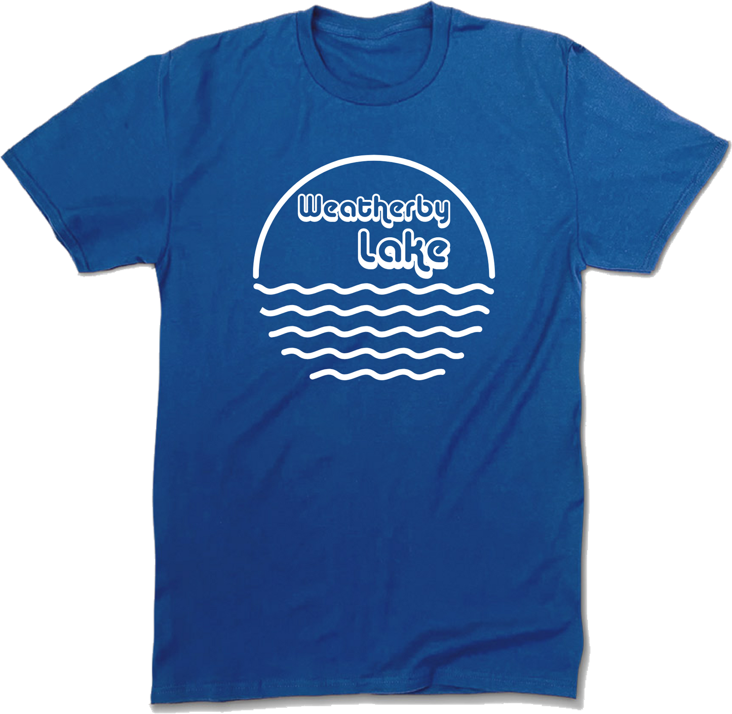 Weatherby Lake, Retro Water & Sun, short sleeve t-shirt